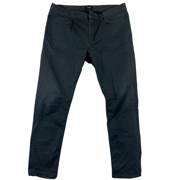 Theory Haydin Straight Slim‎ Fit Men Navy Blue Tapered Pants Sz 36 - Picture 1 of 5